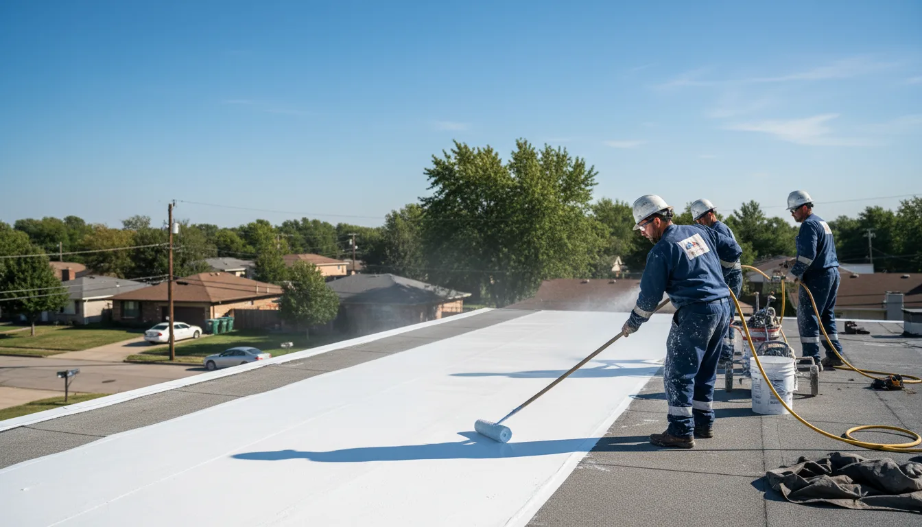 Commercial roof coating in Vulcan, MI near me